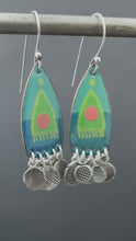 Load and play video in Gallery viewer, Green Door Enamel Earrings
