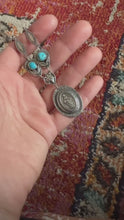 Load and play video in Gallery viewer, Miraculous Medal and Turquoise necklace
