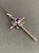 Load image into Gallery viewer, Medium amethyst cross
