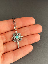 Load image into Gallery viewer, Small turquoise cross
