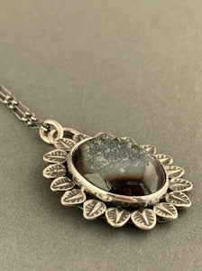 Agate Druzy necklace
