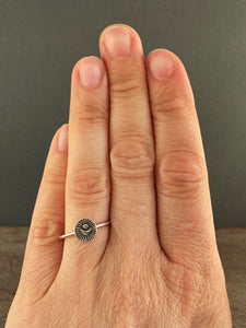 Moon phase stack ring