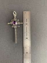 Load image into Gallery viewer, Medium amethyst cross
