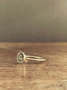 Moon phase stack ring