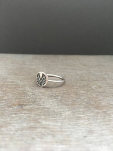 mysterious symbol stacking ring