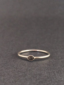 Tiny eye stacking ring