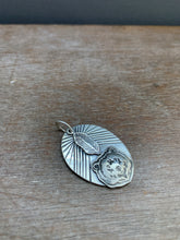 Load image into Gallery viewer, Sterling Silver Feather Large Charm.
