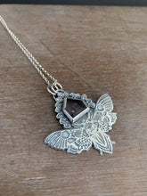 Load image into Gallery viewer, Melody Stone Moth Pendant
