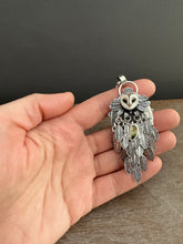Load image into Gallery viewer, owl medallion by proxartist 
