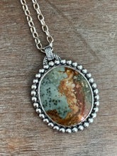 Load image into Gallery viewer, Old stock Rocky Butte Picture Jasper Medallion
