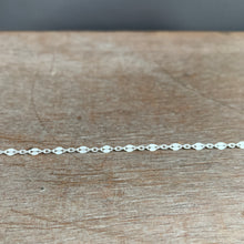 Load image into Gallery viewer, Add a chain to a necklace, small sparkly 2.6mm sequin sterling chain
