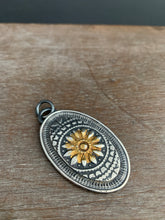 Load image into Gallery viewer, Large keum boo gold and silver medallion #2
