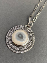 Load image into Gallery viewer, Solar eye agate pendant
