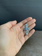 Load image into Gallery viewer, Owl pendant #1 - Moonstone
