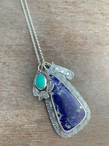 Lapis, and Turquoise 3 charm collection