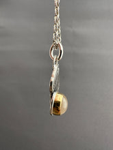 Load image into Gallery viewer, White moonstone flame pendant
