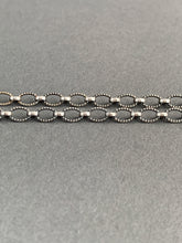 Load image into Gallery viewer, Add a chain to a necklace, Large sterling chain, textured patina&#39;d oval large and small links
