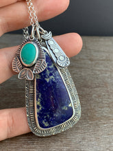 Load image into Gallery viewer, Lapis, and Turquoise 3 charm collection
