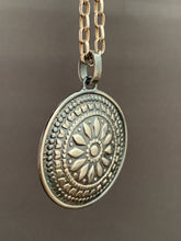 Load image into Gallery viewer, Silver fish parable pendant with labradorite
