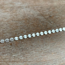 Load image into Gallery viewer, Add a chain to a necklace, small sparkly 4mm sequin sterling chain
