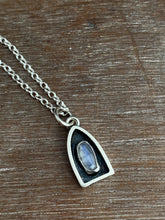 Load image into Gallery viewer, #5 Tiny moonstone charm with 18” rolo chain included
