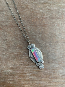 Synthetic opal charm