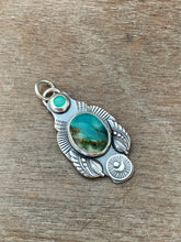 Load image into Gallery viewer, Small opalized petrified wood pendant
