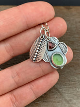Load image into Gallery viewer, Serpentine and Tourmaline Charm Set
