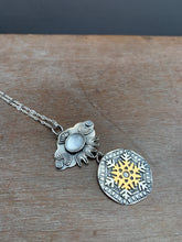 Load image into Gallery viewer, Frosty Abalone Snowflake Pendant
