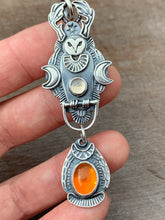 Load image into Gallery viewer, Opal Owl Pendant

