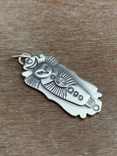 Load image into Gallery viewer, Sterling silver Owl pendant
