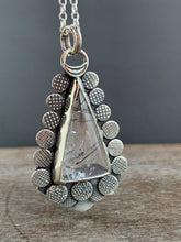 Load image into Gallery viewer, Tourmilated quartz medallion
