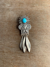 Load image into Gallery viewer, Egyptian turquoise medallion
