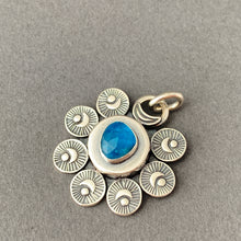 Load image into Gallery viewer, Apatite moon pendant
