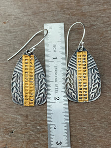 Keum Boo Ladder Pattern Earrings