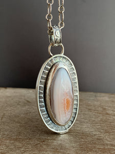 Two stone double sided pendent