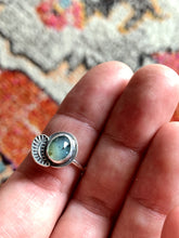 Load image into Gallery viewer, Peruvian Opal feather ring size 7
