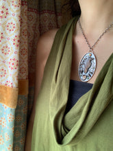 Load image into Gallery viewer, Mossy crow necklace
