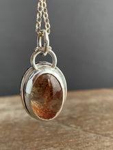 Load image into Gallery viewer, Lodolite quartz double sided pendant
