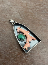 Load image into Gallery viewer, Coral and Peruvian Opal Shrine
