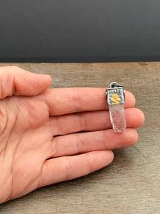 Icy Quartz crystal necklace 2