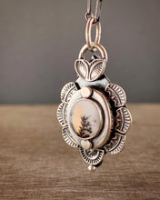 Load image into Gallery viewer, Dendritic agate elaborate pendant
