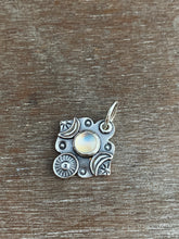 Load image into Gallery viewer, Moonstone moon charm
