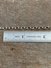 Load image into Gallery viewer, Add a chain to a necklace, Medium sterling chain, 3.2mm Oval Rolo Chain
