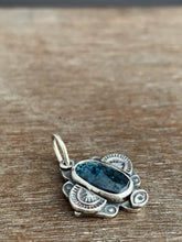 Load image into Gallery viewer, Moss kyanite charm

