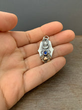Load image into Gallery viewer, Small kyanite crab pendant
