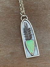 Load image into Gallery viewer, Variscite sacred heart shrine pendant
