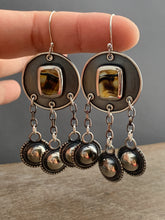 Load image into Gallery viewer, Montana agate jingle earrings
