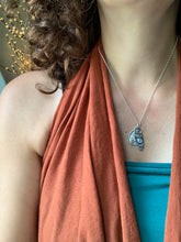 Load image into Gallery viewer, Labradorite charm necklace set
