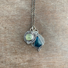 Load image into Gallery viewer, Prehnite and apatite charm set
